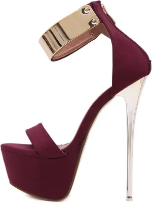 16CM/6.30IN Women Sexy Show Shoes Pole Dance Shoes Stripper High Heels Sandals Party Club Platform High-Heeled Shoes Wedding High Heels