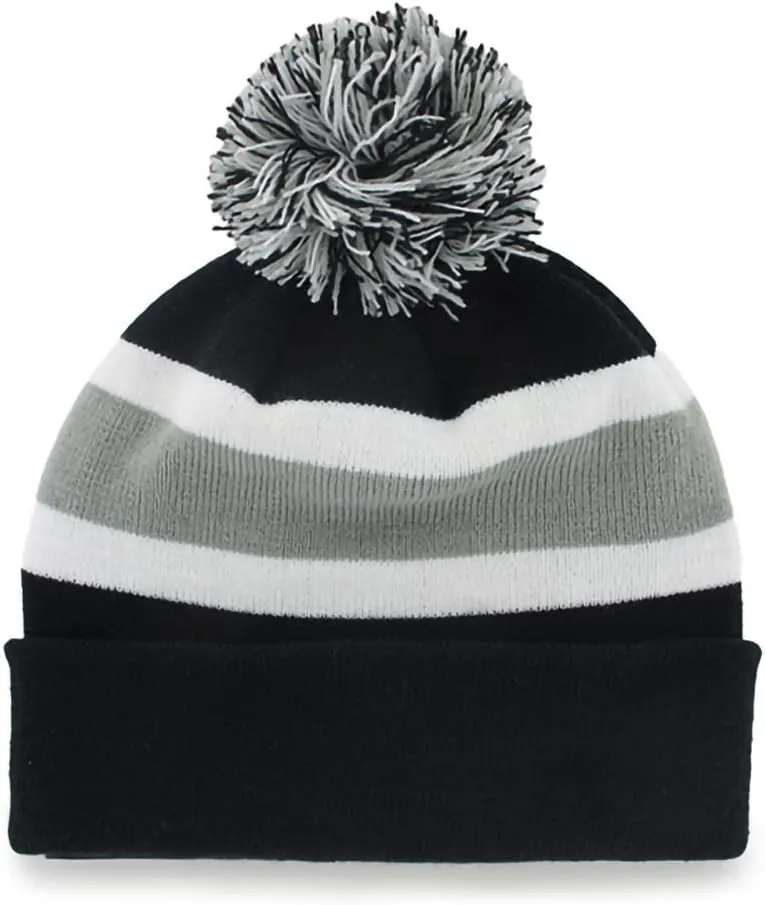 47 MLB Unisex-Adult Primary Logo Breakaway Team Color Primary Logo Cuffed Knit Beanie Hat Cold Weather Hat, One Size
