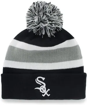 47 MLB Unisex-Adult Primary Logo Breakaway Team Color Primary Logo Cuffed Knit Beanie Hat Cold Weather Hat, One Size
