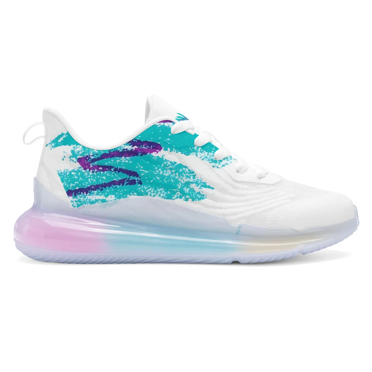90s Jazz Solo Cup Pattern Women's Rainbow Atmospheric Cushion Running Shoes