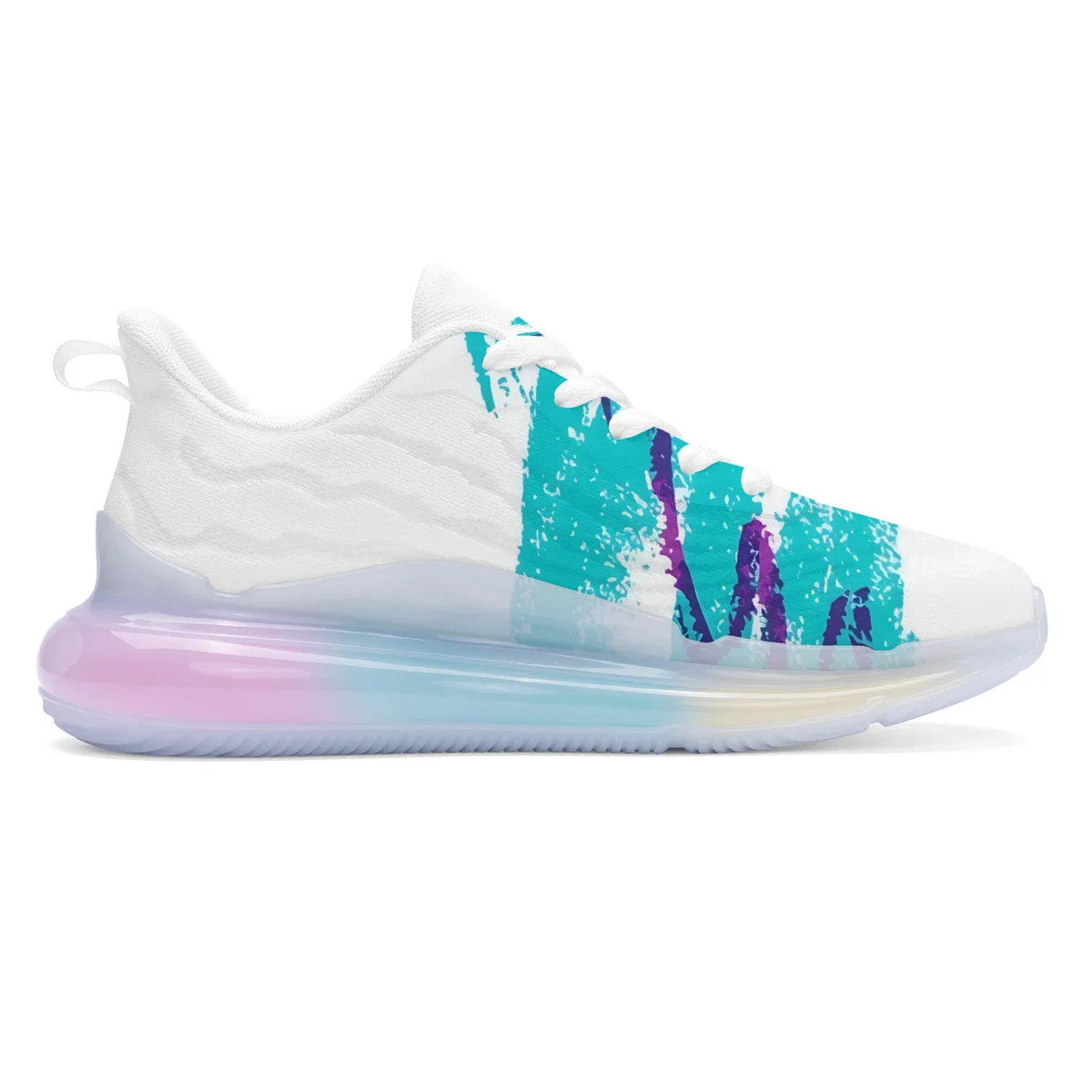 90s Jazz Solo Cup Pattern Women's Rainbow Atmospheric Cushion Running Shoes