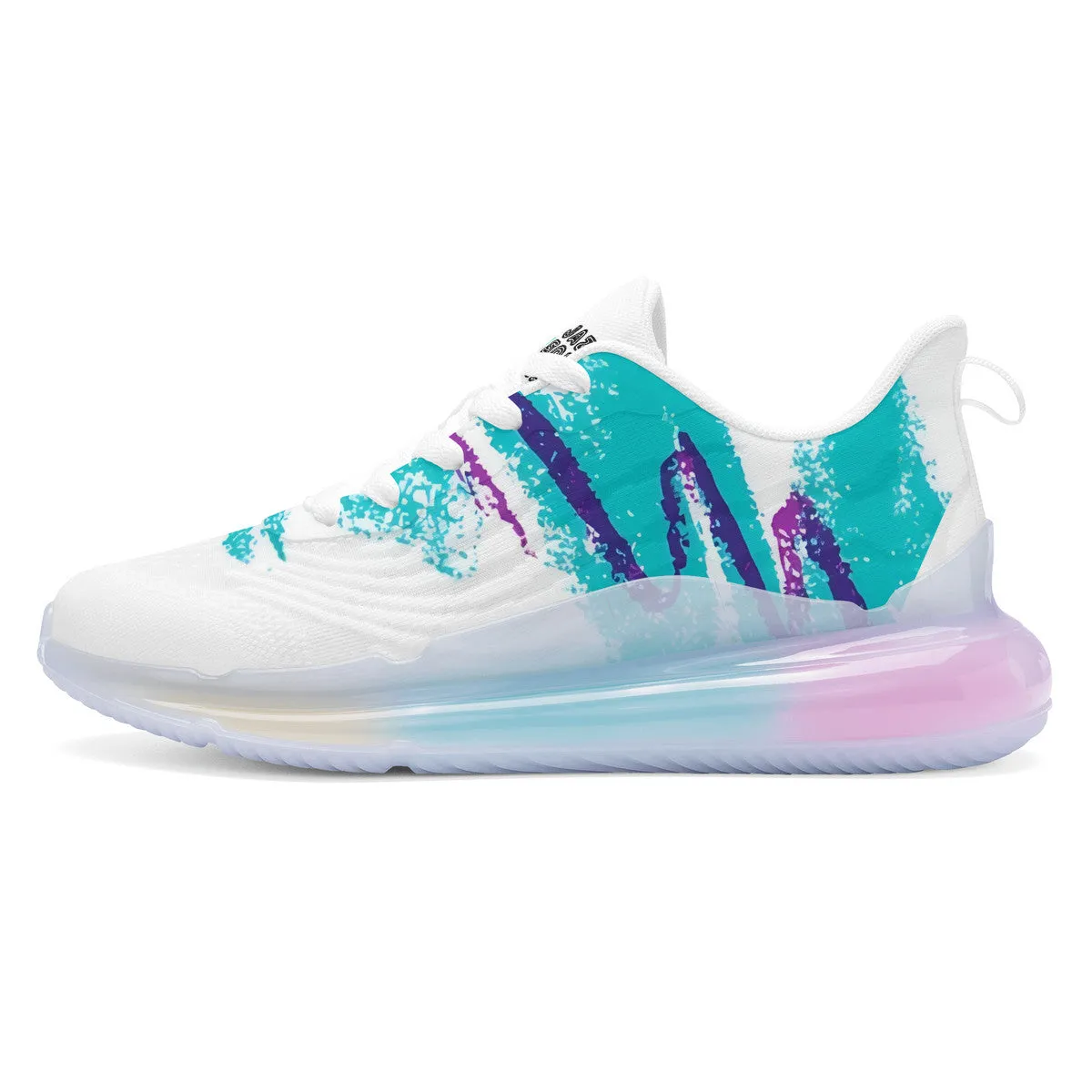 90s Jazz Solo Cup Pattern Women's Rainbow Atmospheric Cushion Running Shoes