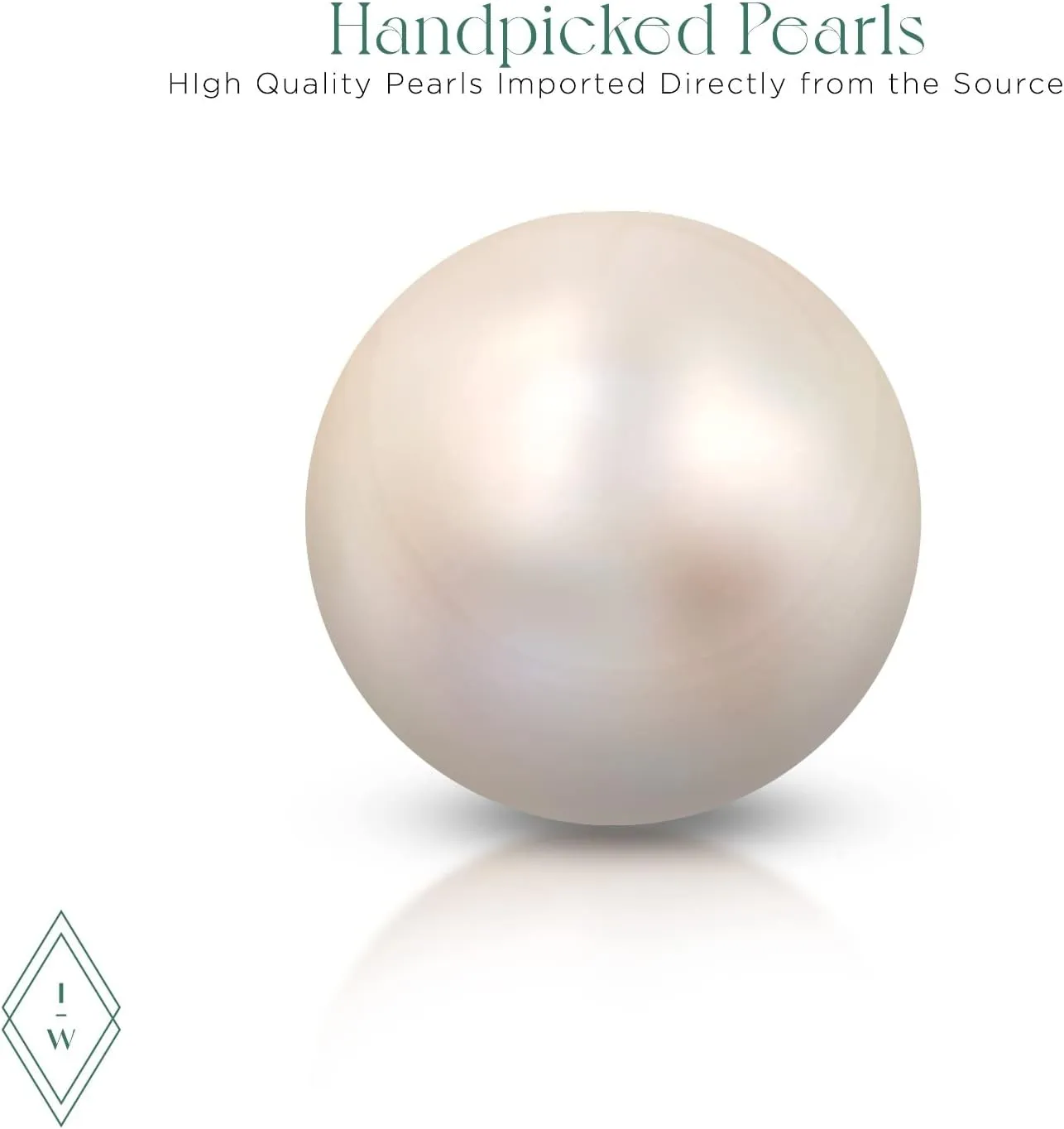 AAA  White Freshwater Cultured Pearl Stud Earrings, 14K Yellow Gold Hypoallergenic Earrings with Genuine Cultured Pearls, Flat Back Button Pearl Earrings