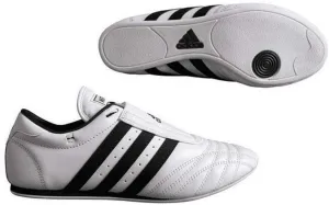 adidas SM-II Low Cut Taekwondo, Karate, Kungfu and Martial Arts Training Shoes (White, 10.5)