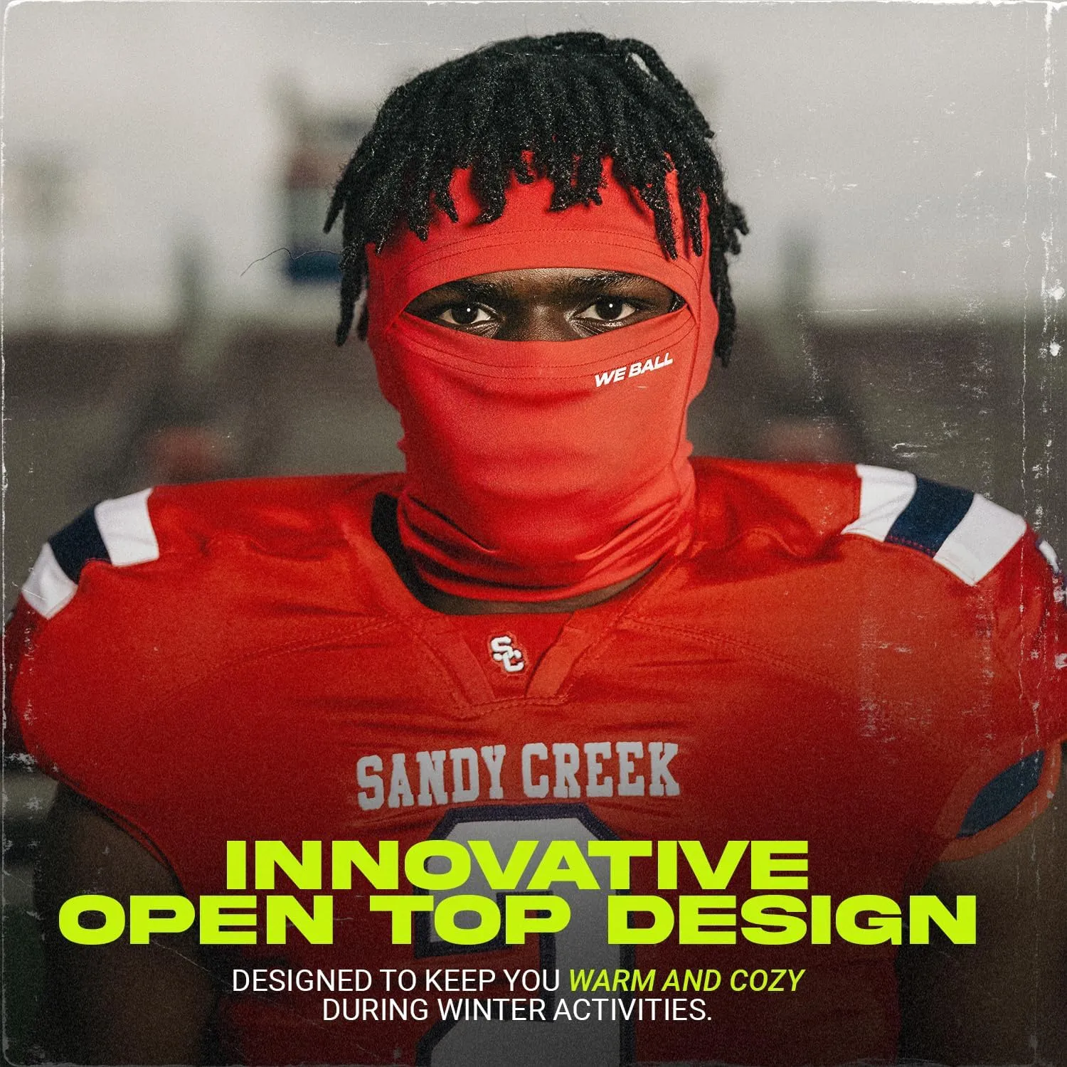 Adult Open Top Ski Mask, Hyperwarm Hood Balaclava | Full Face, Lightweight, Windproof & Moisture Wicking
