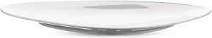 Alessi Colombina 12-1/4-Inch by 10-3/4-Inch Flat Plate, White Porcelain, Set of 6
