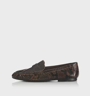 Alias Mae | Ivana Loafer - Choc Snake