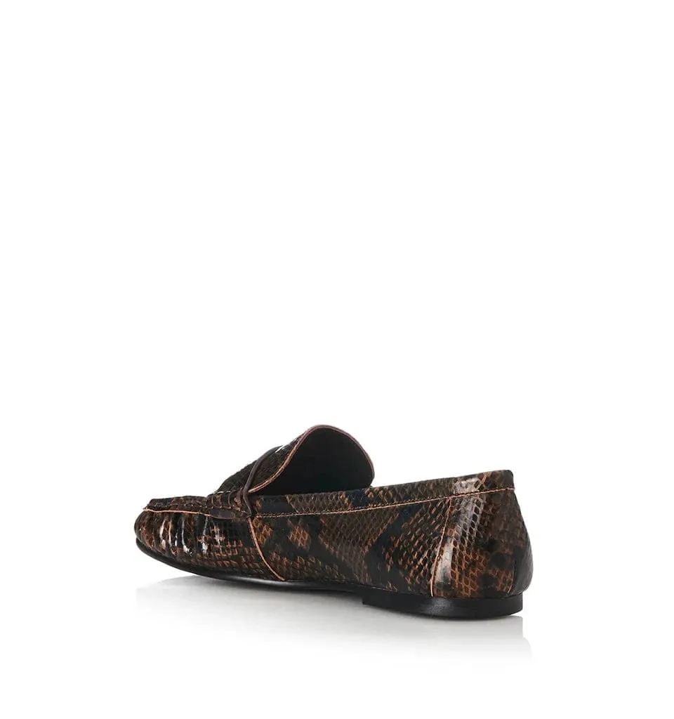 Alias Mae | Ivana Loafer - Choc Snake