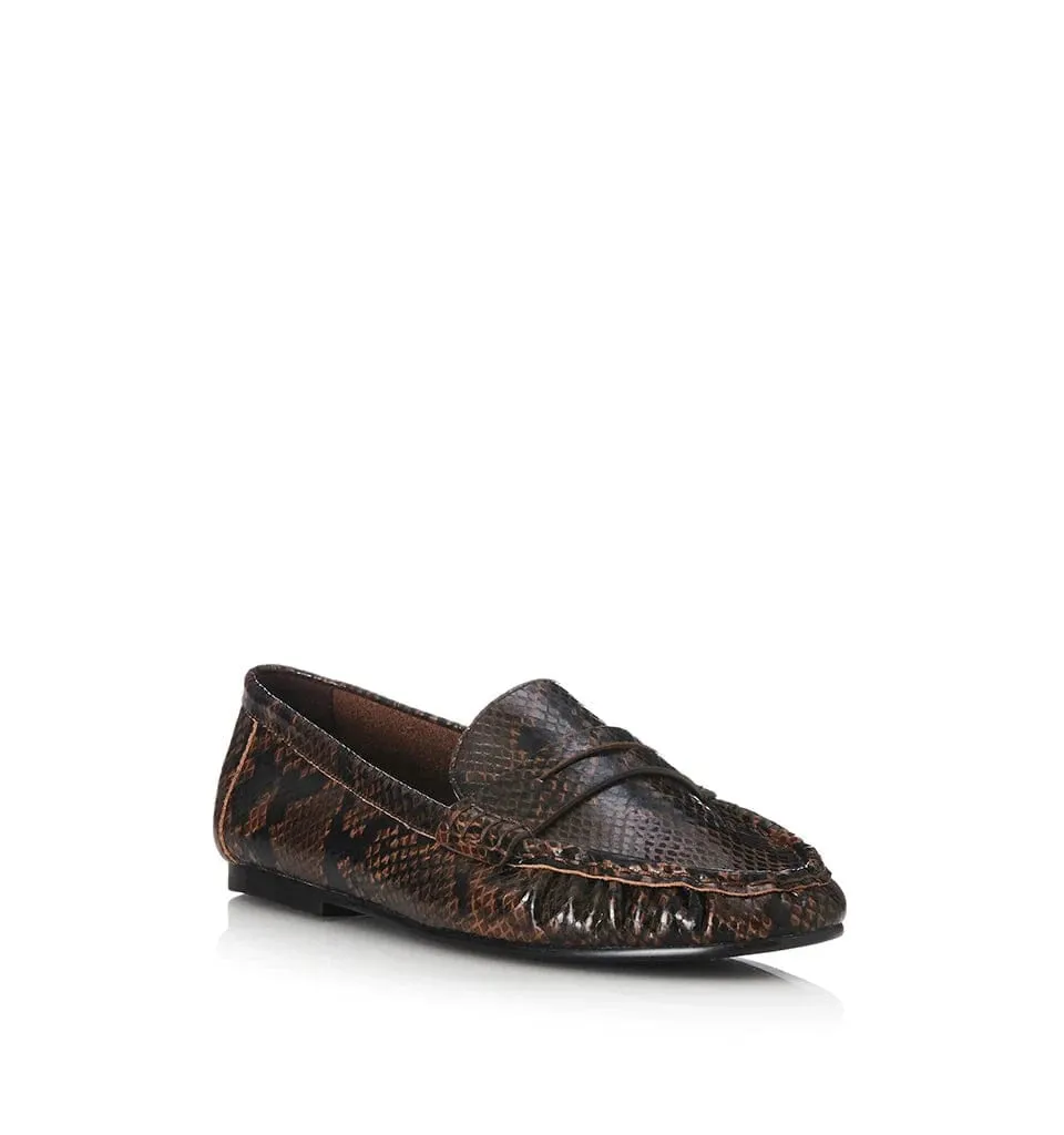 Alias Mae | Ivana Loafer - Choc Snake