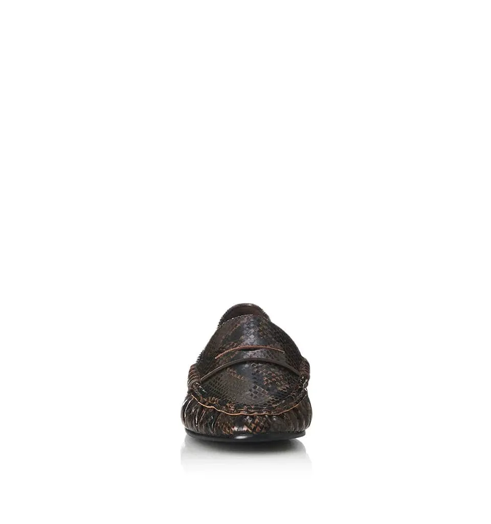 Alias Mae | Ivana Loafer - Choc Snake