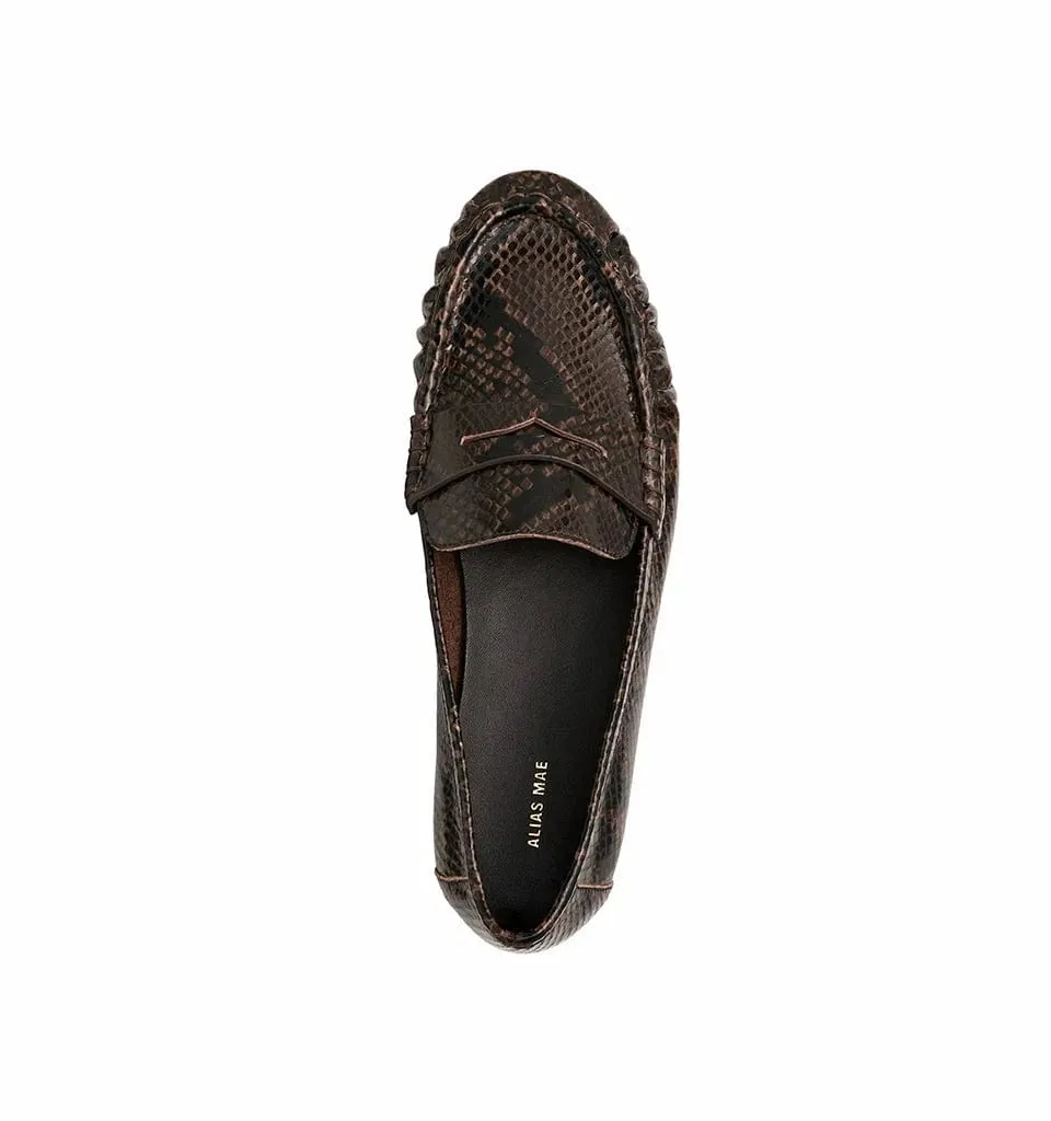 Alias Mae | Ivana Loafer - Choc Snake