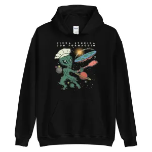 Alien Flat Earth Cook Hoodie