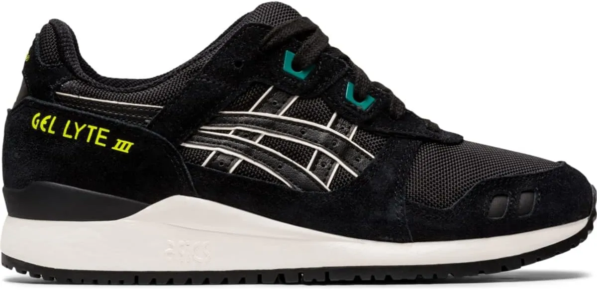 ASICS Tiger Women's Gel-Lyte III Shoes, 8.5, Black/Black