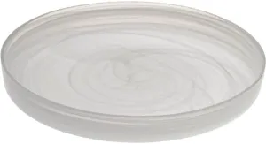 Asos Flat Plate, Height: 25 mm, Diameter: 210 mm, White, Pack of 6