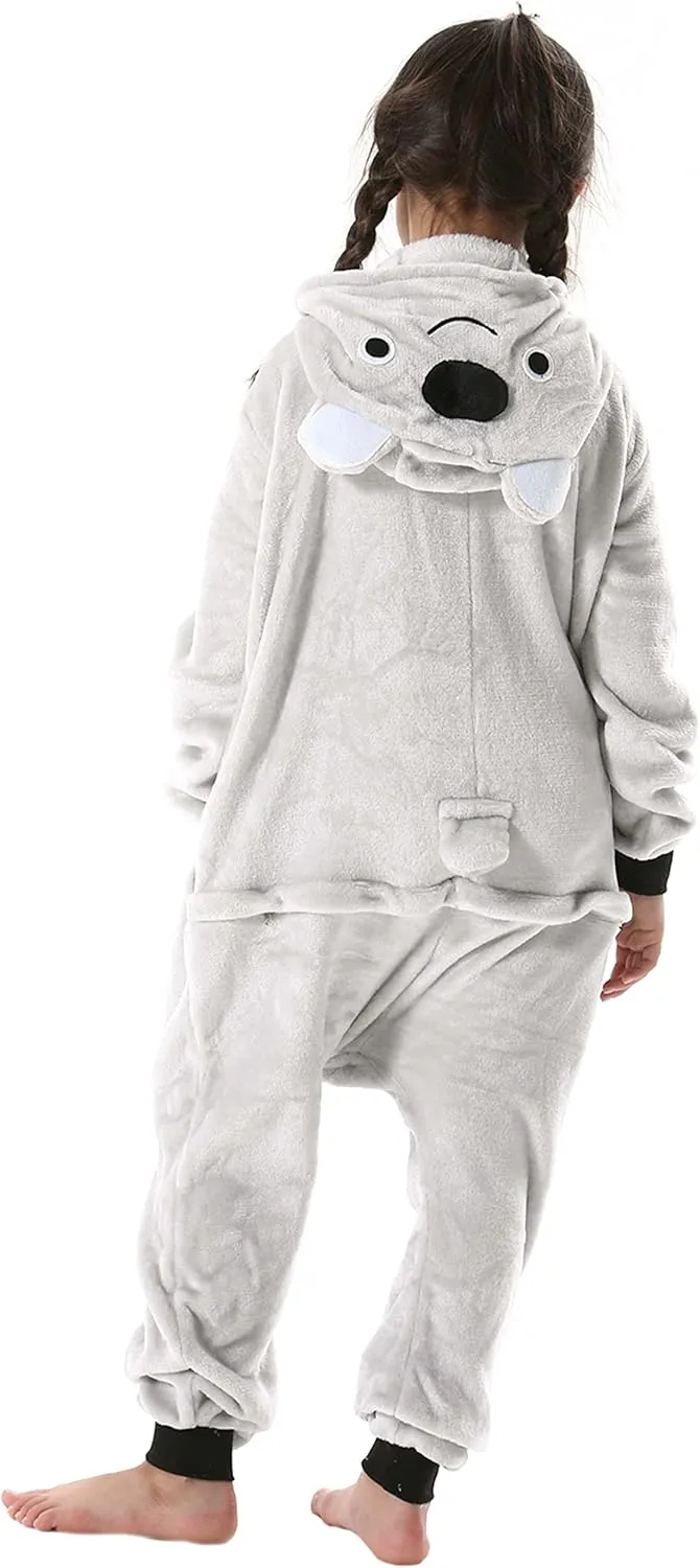 ATOZ Onesie for Kids, Animal Pajamas Halloween Cosplay Costume for Girls Boys