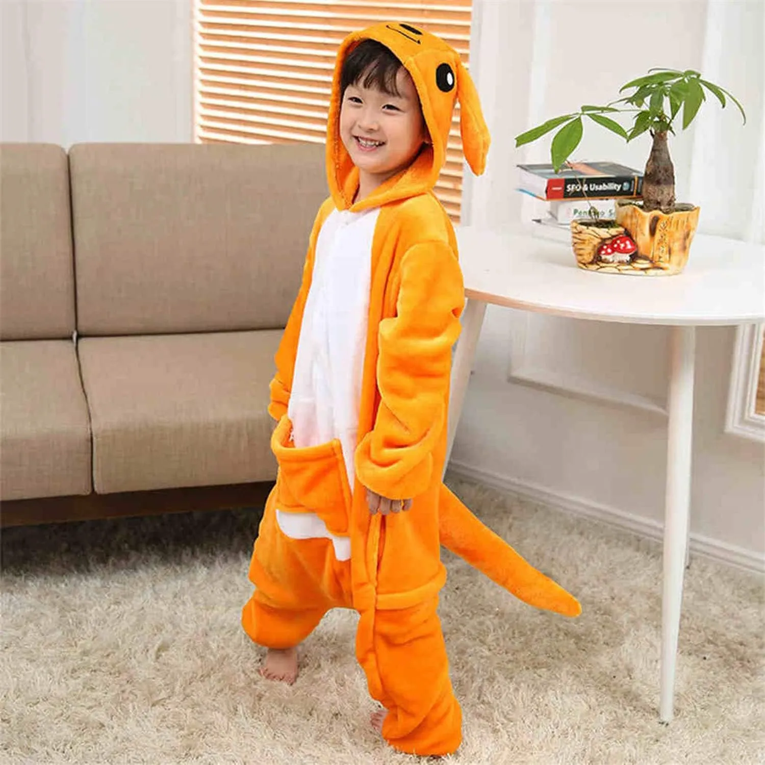 ATOZ Onesie for Kids, Animal Pajamas Halloween Cosplay Costume for Girls Boys
