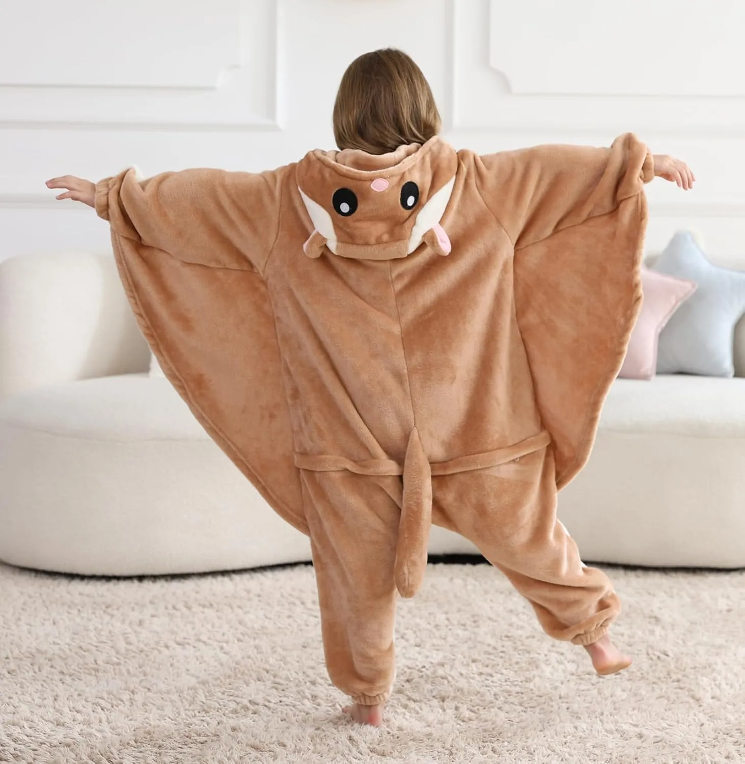 ATOZ Onesie for Kids, Animal Pajamas Halloween Cosplay Costume for Girls Boys