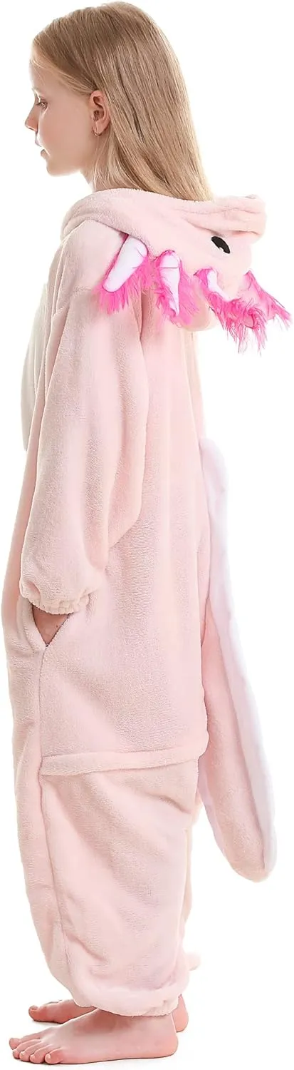 ATOZ Onesie for Kids, Animal Pajamas Halloween Cosplay Costume for Girls Boys