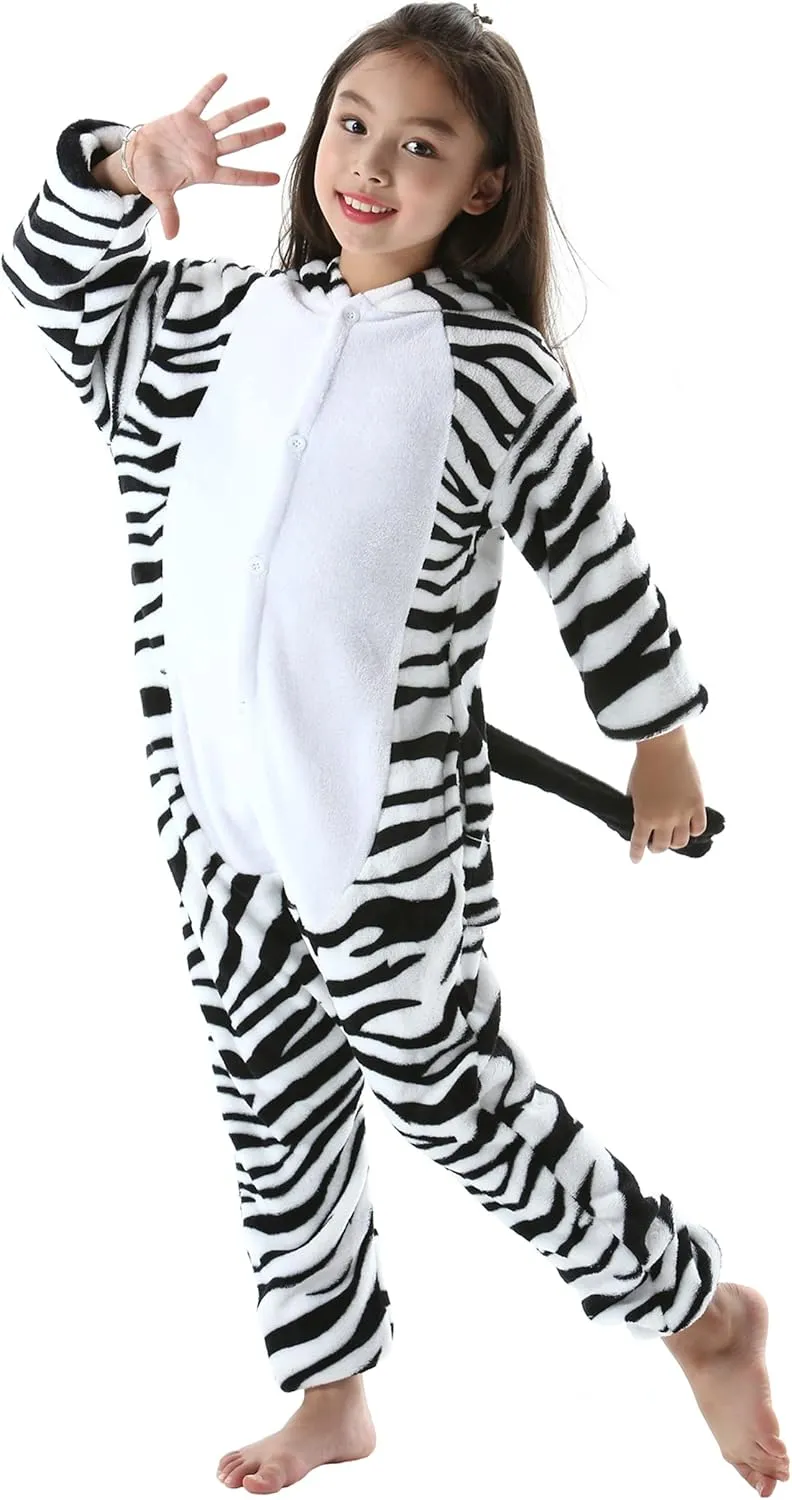 ATOZ Onesie for Kids, Animal Pajamas Halloween Cosplay Costume for Girls Boys