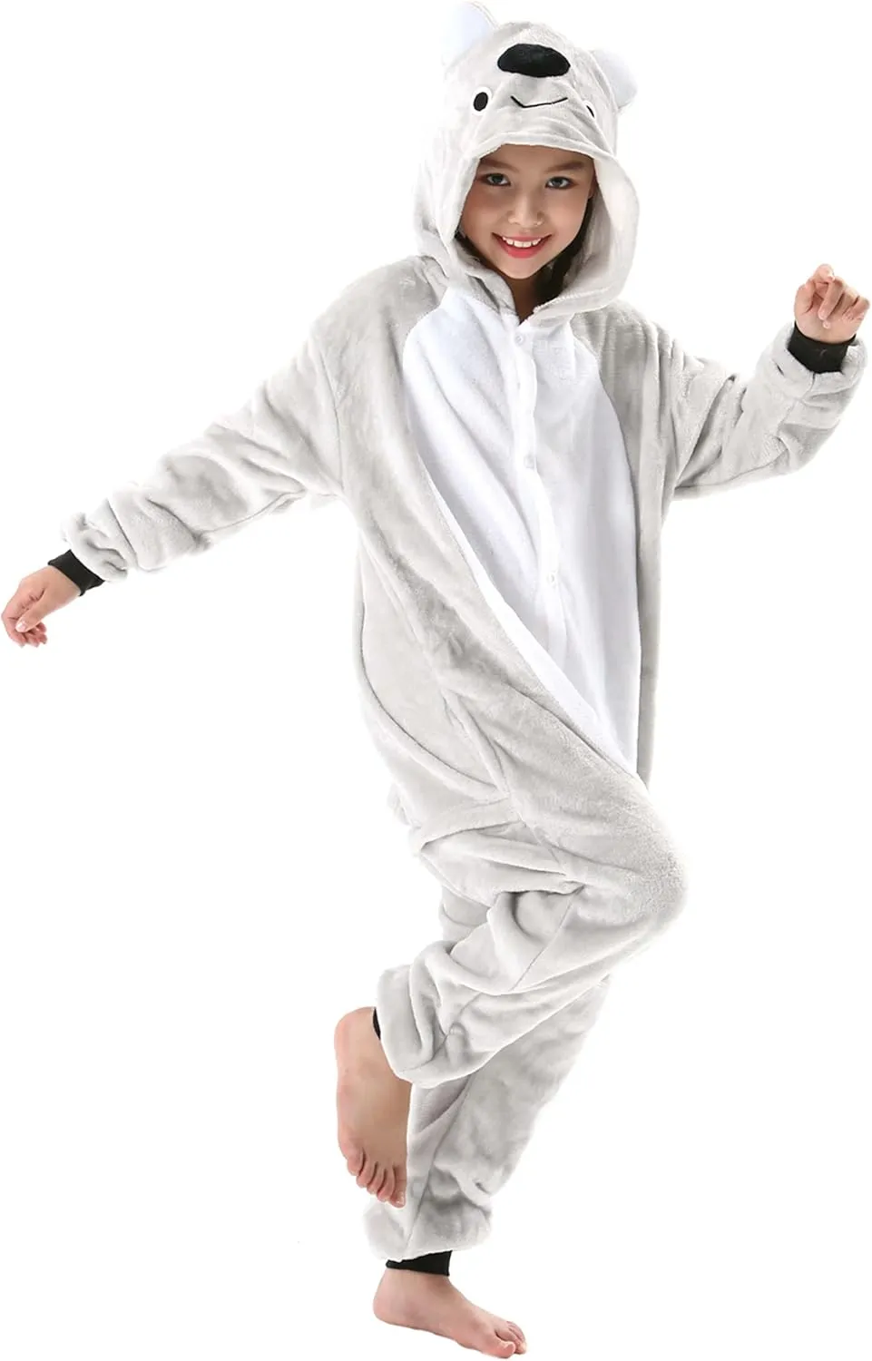 ATOZ Onesie for Kids, Animal Pajamas Halloween Cosplay Costume for Girls Boys