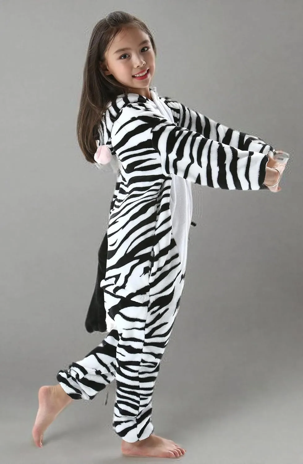 ATOZ Onesie for Kids, Animal Pajamas Halloween Cosplay Costume for Girls Boys