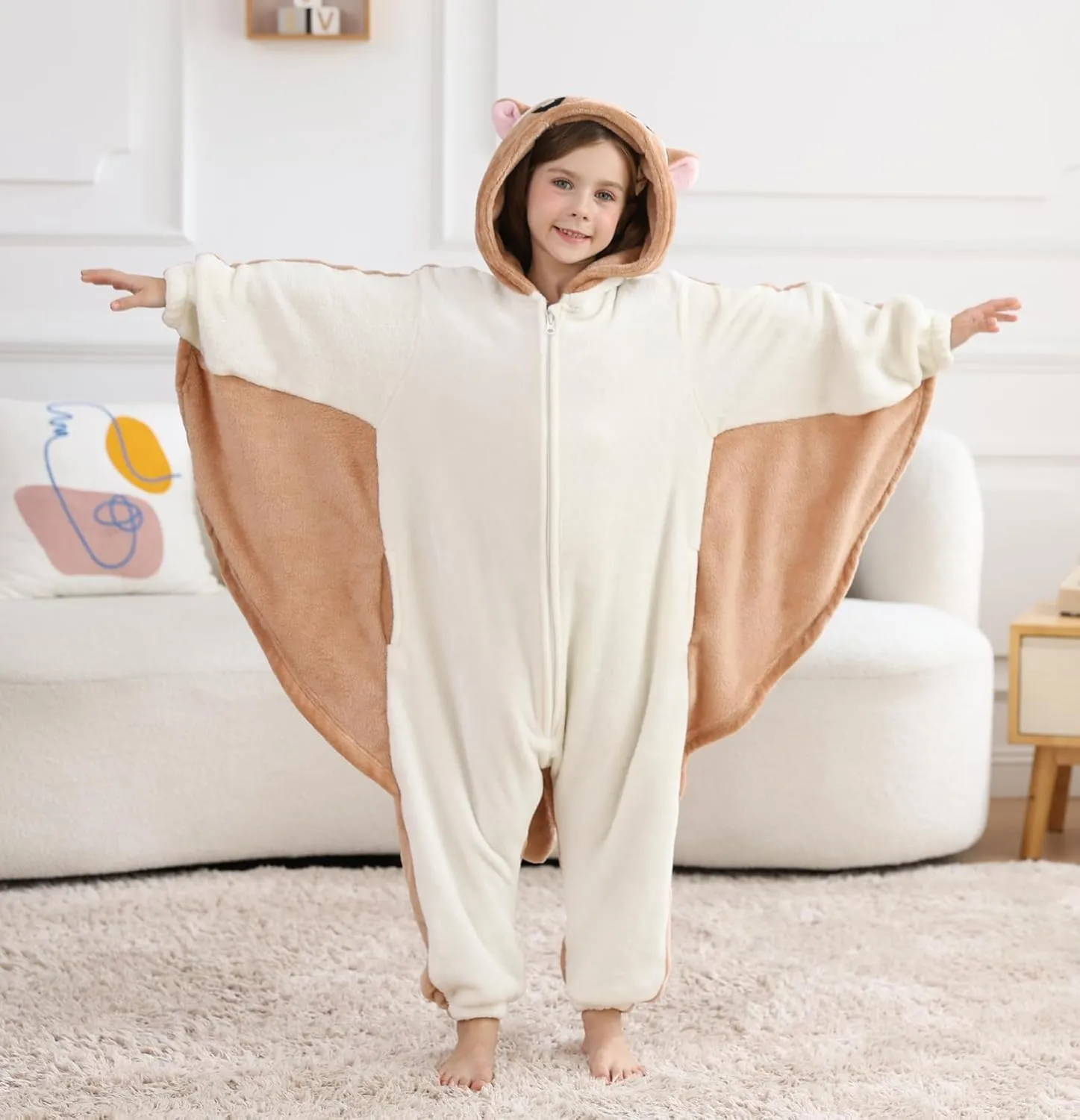 ATOZ Onesie for Kids, Animal Pajamas Halloween Cosplay Costume for Girls Boys