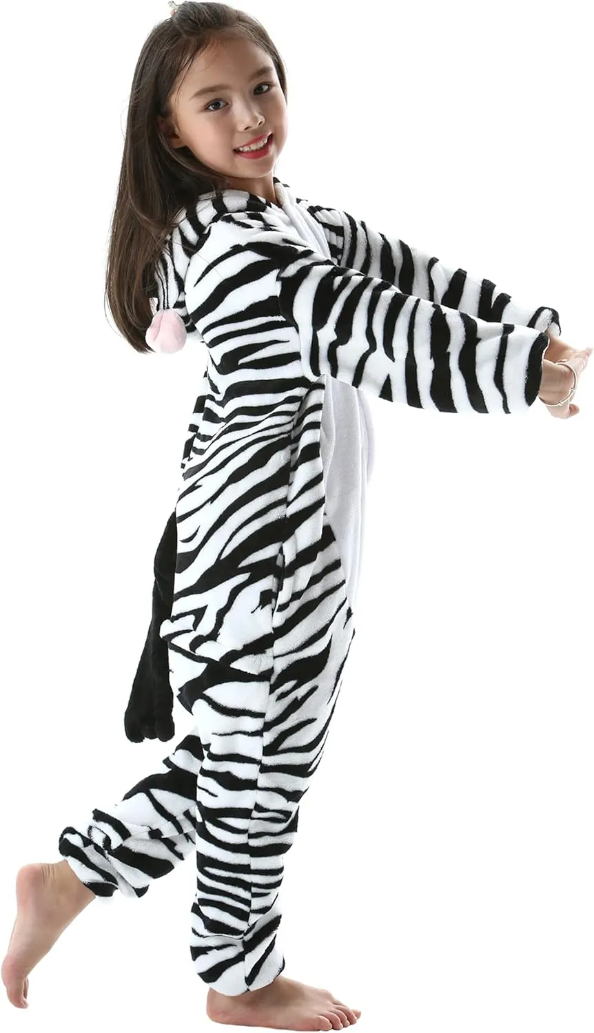 ATOZ Onesie for Kids, Animal Pajamas Halloween Cosplay Costume for Girls Boys