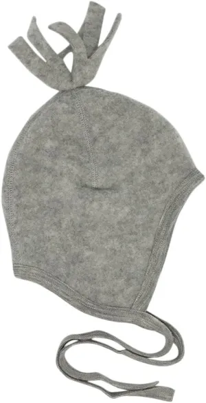 Baby Winter Hat with Ties: Toddler Infant Ear Protection Hat 6-24 Months, Organic Merino Wool Fleece