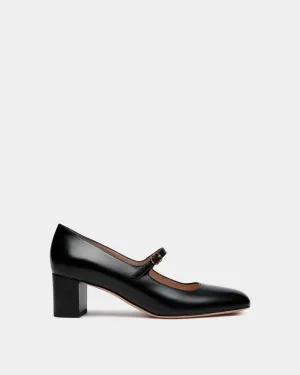 Ballyrina Mary-Jane Pump In Black Leather