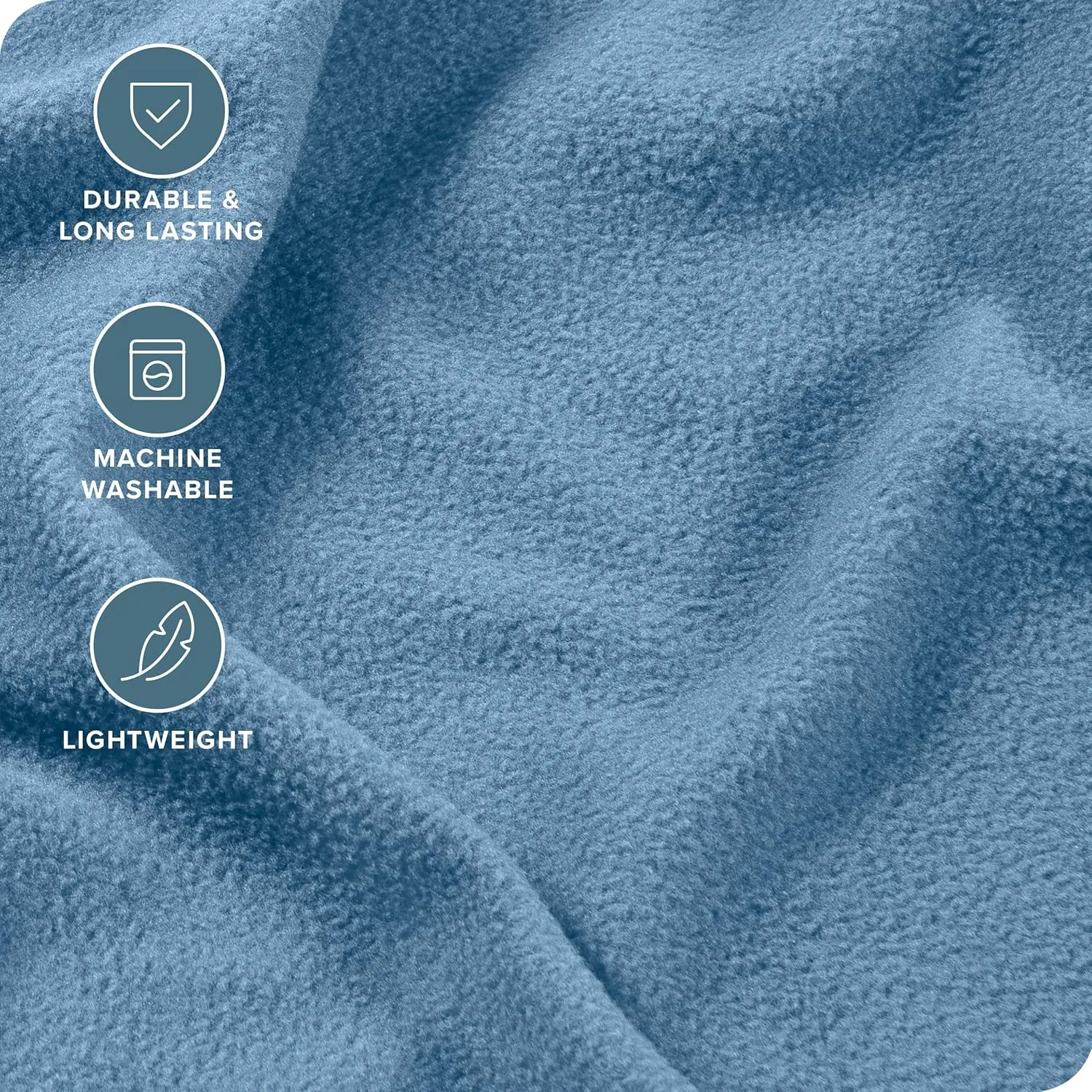 Bare Home Super Soft Fleece Sheet Set - King Size - Extra Plush Polar Fleece, No-Pilling Bed Sheets - All Season Cozy Warmth (King, Coronet Blue)