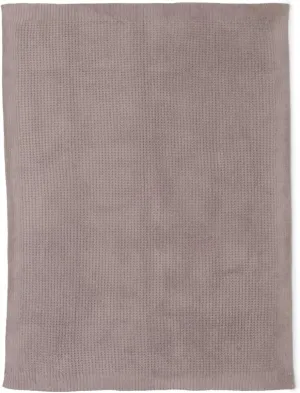 Barefoot Dreams® CozyChic® Waffle Throw, Beach Rock, 54"x72"