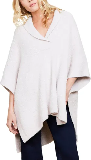 Barefoot Dreams Women's CozyChic Shawl Collar Poncho
