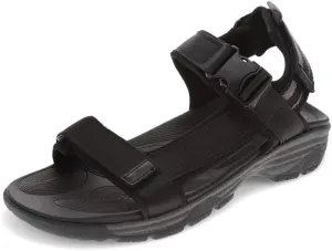 Bass Mens Trek Sporty Sandal Shoe, Black, 12 M