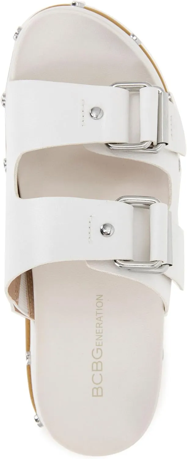 BCBGeneration Women's Trendy Footbed Flat Sandal