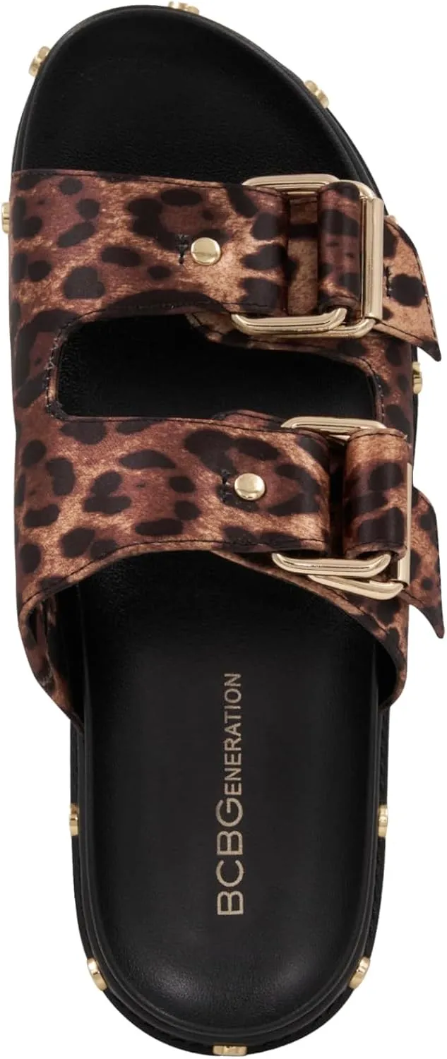 BCBGeneration Women's Trendy Footbed Flat Sandal