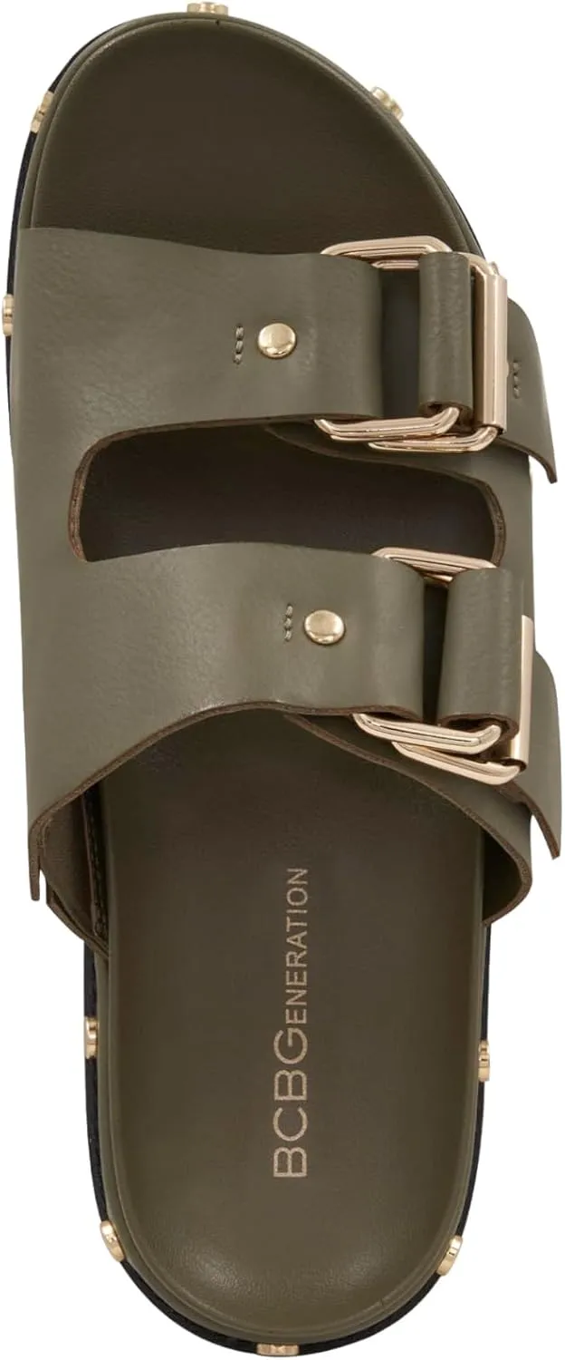 BCBGeneration Women's Trendy Footbed Flat Sandal