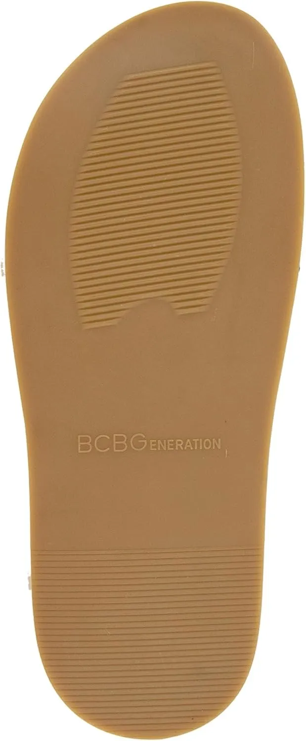 BCBGeneration Women's Trendy Footbed Flat Sandal