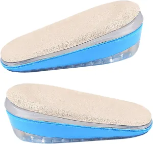 BESTYASH 1 Pair Adjustable Heel Lift Inserts Layers Gel Wedge Cushion for Height Increase Self Adhesive Design for Men Women Versatile Use Sports Work Daily Life