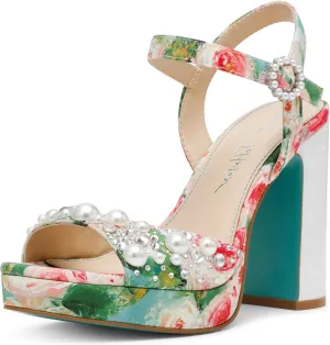 Betsey Johnson Women's Avian Heeled Sandal