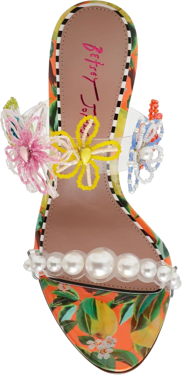Betsey Johnson Women's Goldiee Heeled Sandal