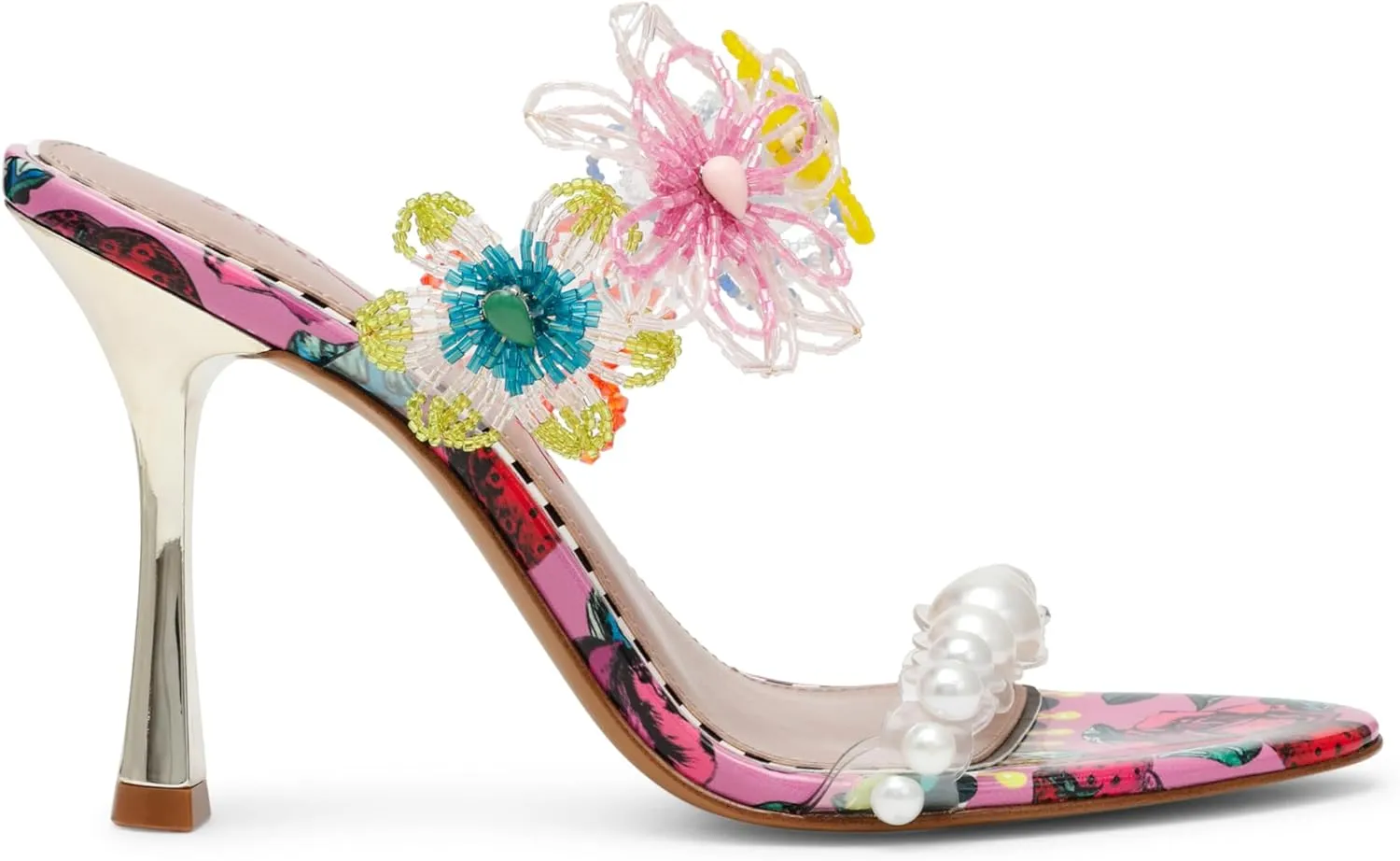 Betsey Johnson Women's Goldiee Heeled Sandal