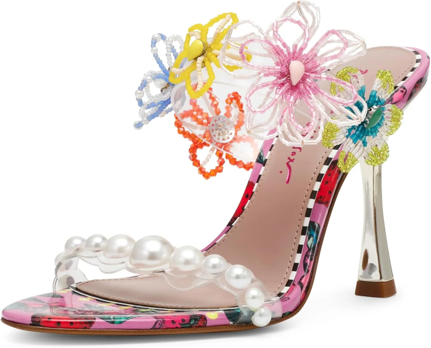 Betsey Johnson Women's Goldiee Heeled Sandal