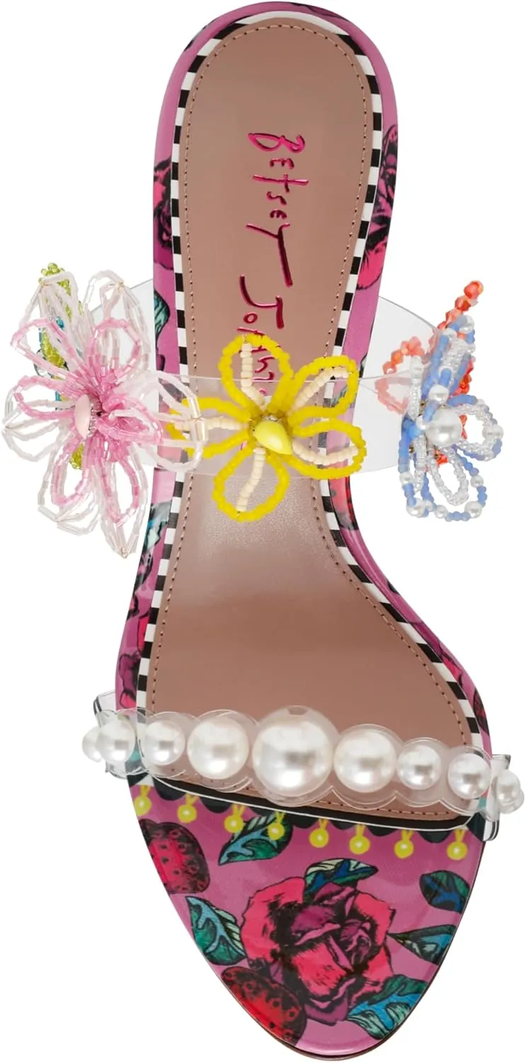 Betsey Johnson Women's Goldiee Heeled Sandal