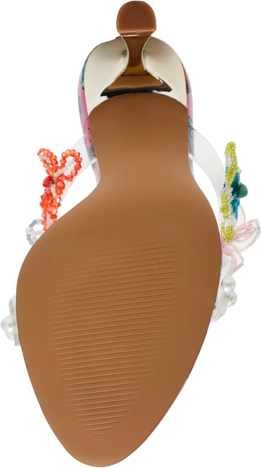 Betsey Johnson Women's Goldiee Heeled Sandal