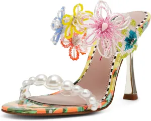 Betsey Johnson Women's Goldiee Heeled Sandal
