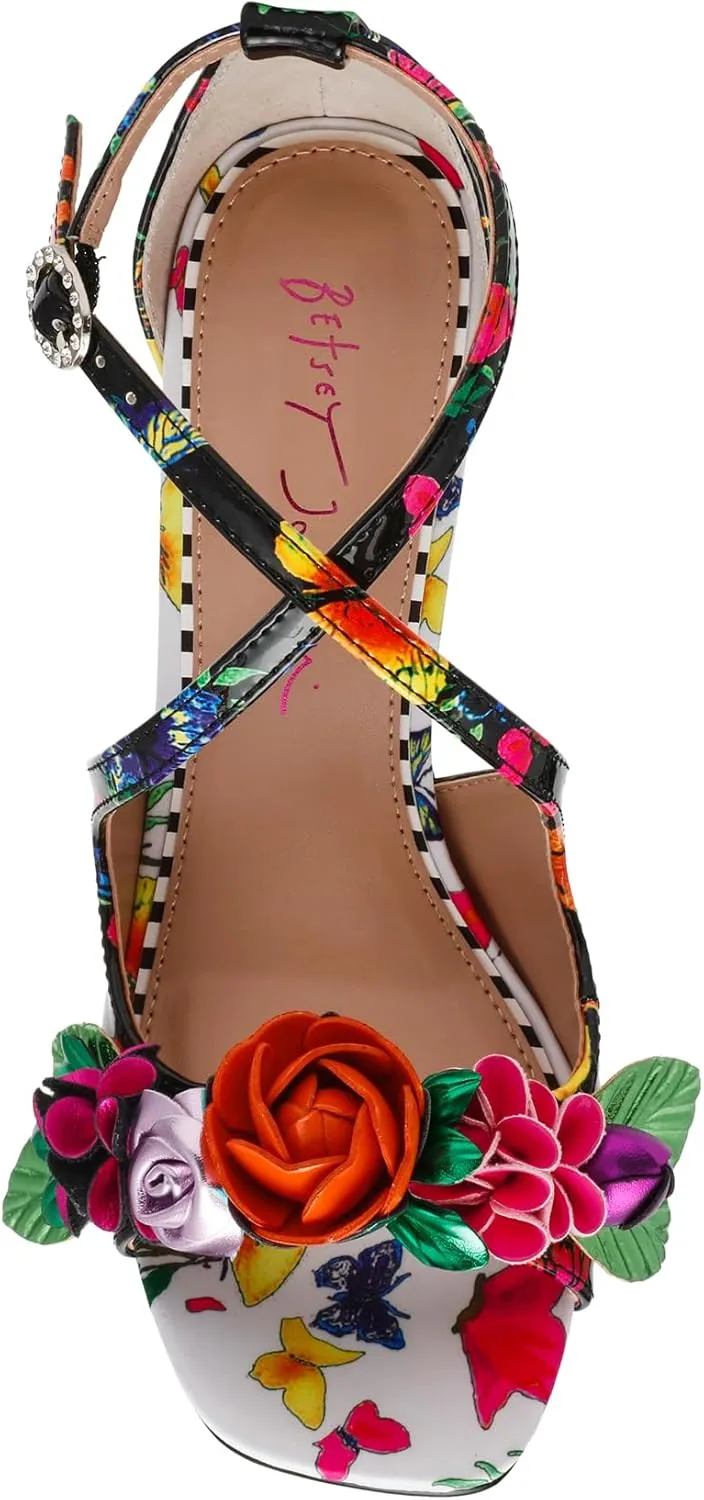 Betsey Johnson Women's Mikah Heeled Sandal