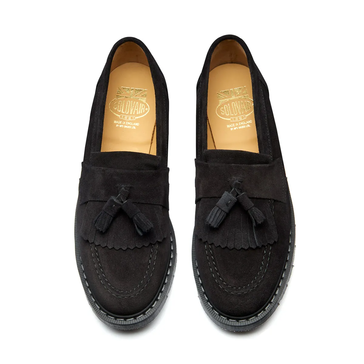 Black Suede Tassel Loafer
