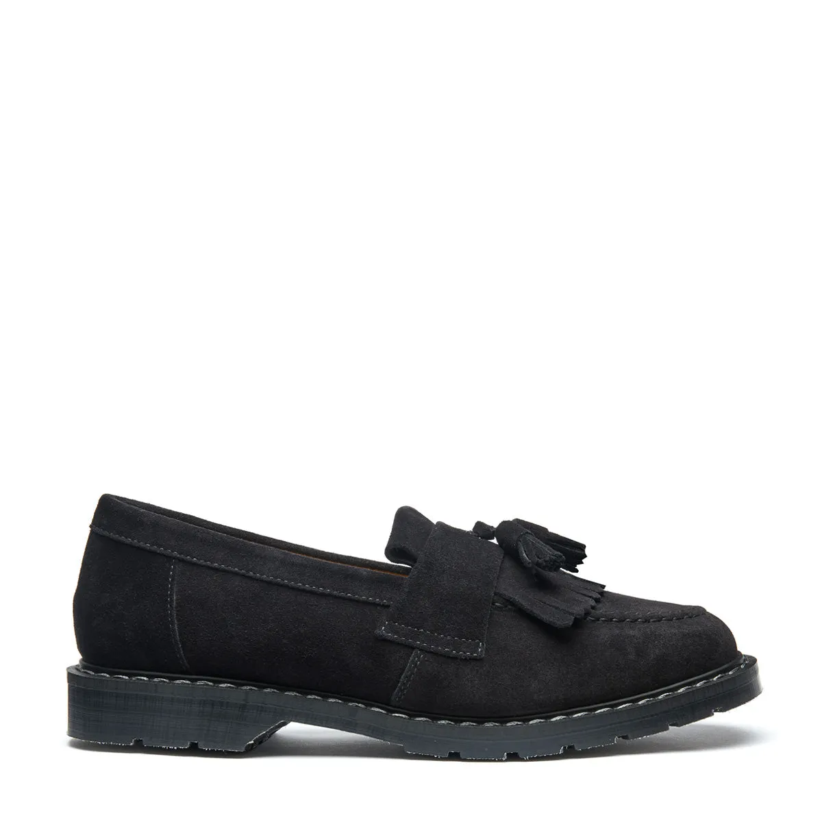 Black Suede Tassel Loafer