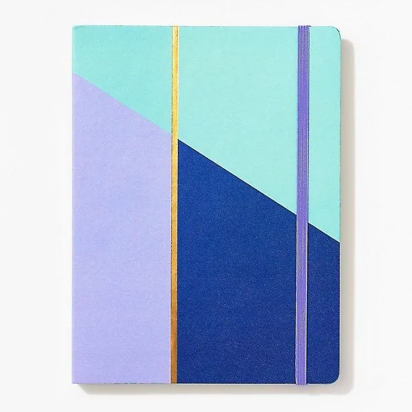 Blue Colorblock Journal