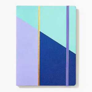 Blue Colorblock Journal